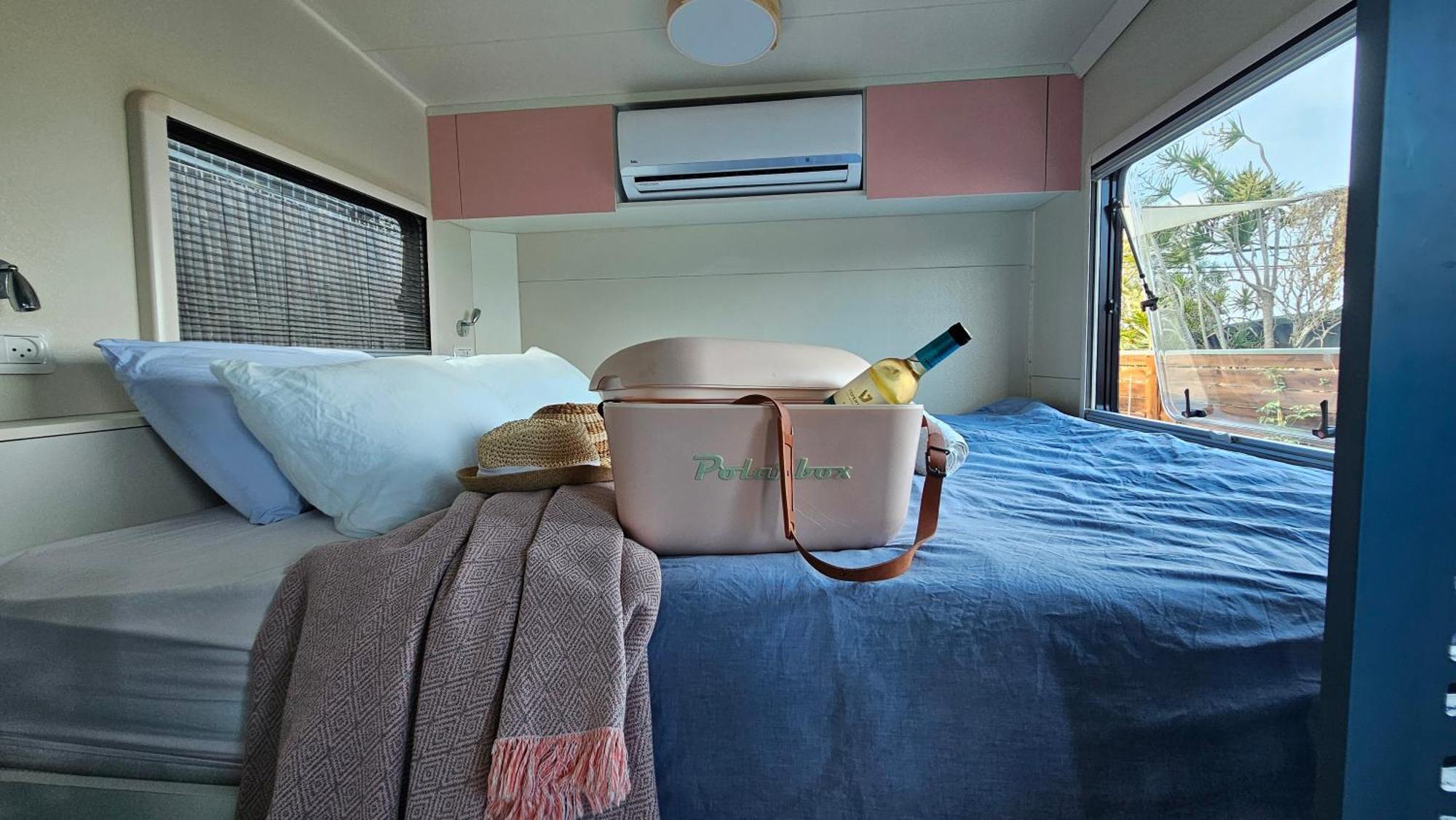 Cozy Seaview Glamping Caravan HaBonim エクステリア 写真